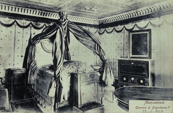 Moncenisio : chambre de Napoléon 1er.
29 novembre 1807