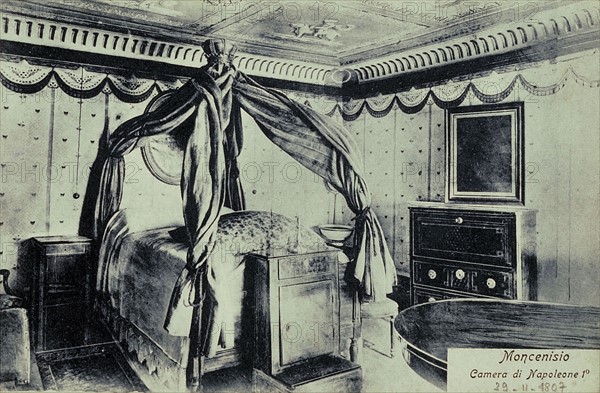 Moncenisio : chambre de Napoléon 1er.
29 novembre 1807