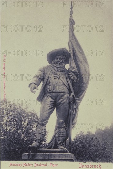 Statue of Andreas Hofer in Innsbruck (Austria).