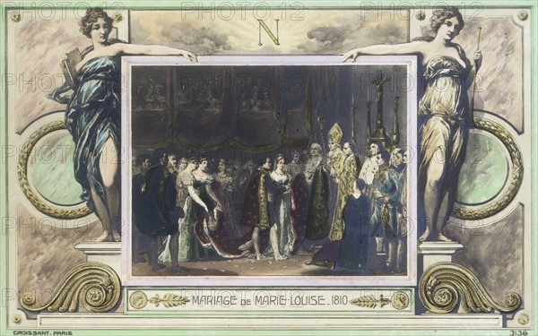 The Marriage of their Majesties Napoleon I and Marie-Louise of Austria.
2 avril 1810