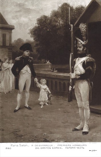 Napoleon I with his son Napoleon-François-Charles-Joseph: First honours