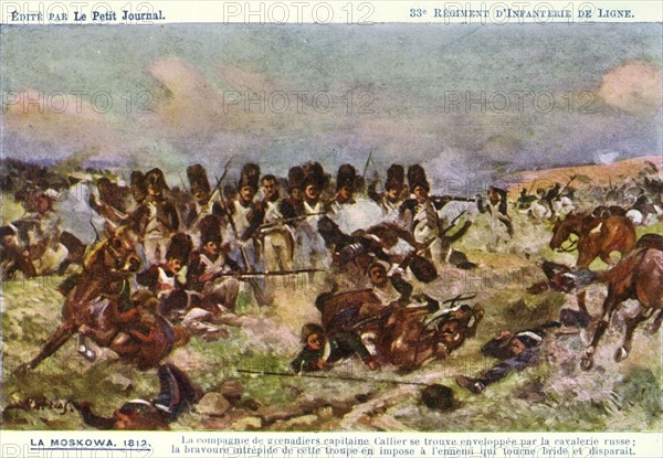 Bataille de Moskova.
5 septembre 1812