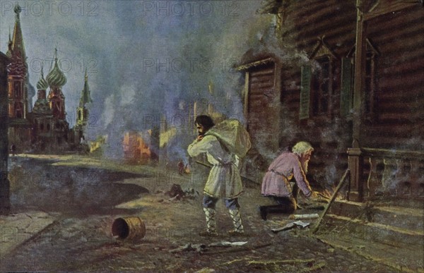 Campagne de Russie : incendie de Moscou.
1812