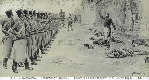 Campagne de Russie : exécution du général Malet.
29 octobre 1812