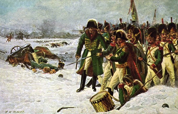 Russia Campaign: Withdrawal from Russia.
1812