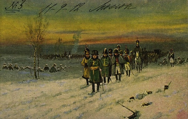 Russia Campaign: Withdrawal from Russia.
1812