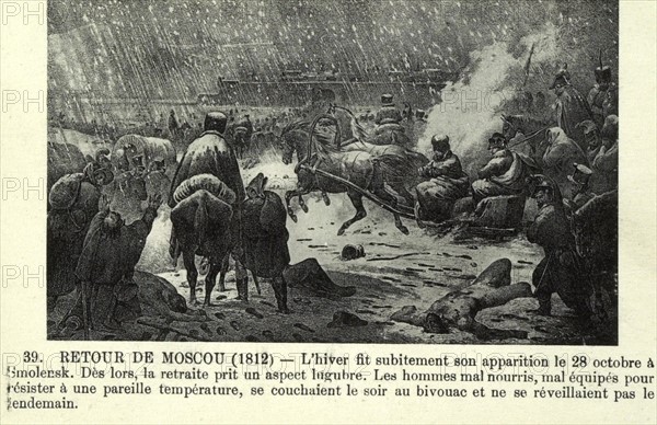 Campagne de Russie : épisode de la retraite de Russie.
1812