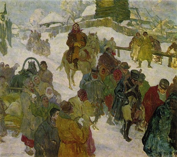 Campagne de Russie : épisode de la retraite de Russie.
1812