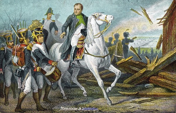 Napoléon 1er à la bataille de Waterloo