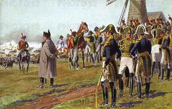 Napoléon 1er : bataille de Leipzig.
Campagne de Saxe.
16-18 octobre 1813