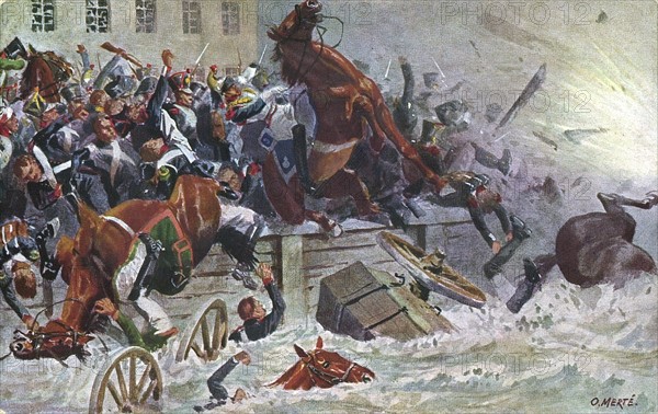 Battle of Leipzig.
Saxony Campaign.
16-18 octobre 1813