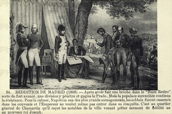 Peninsula Campaign: Surrender of Madrid.
1808.