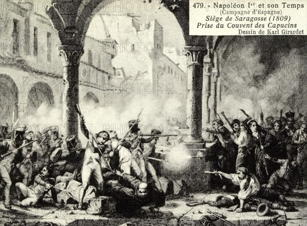 Peninsular Campaign: seige of Zaragoza.
1809