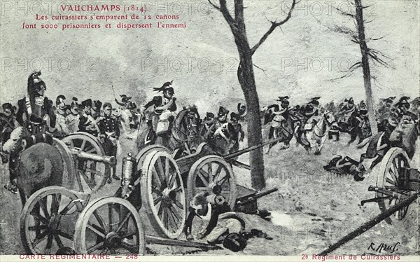 Campagne de France : bataille de Vauchamps.
Janvier-mars 1814