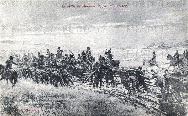 Napoléon 1er : la veille de la bataille de Montmirail.