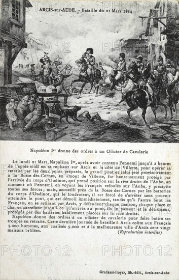 Fighting in Arcis-sur-Aube.