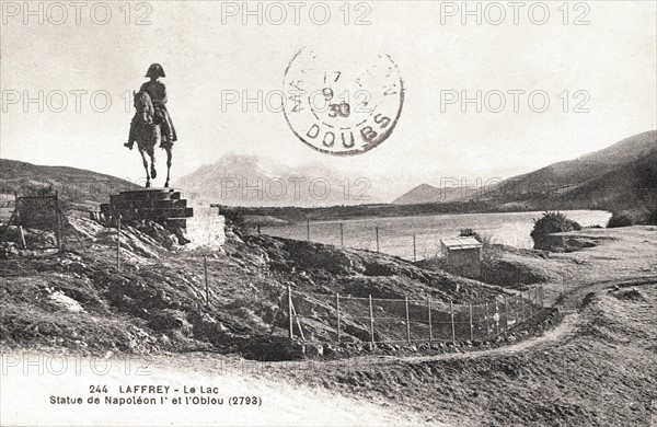 Laffrey : statue de Napoléon.