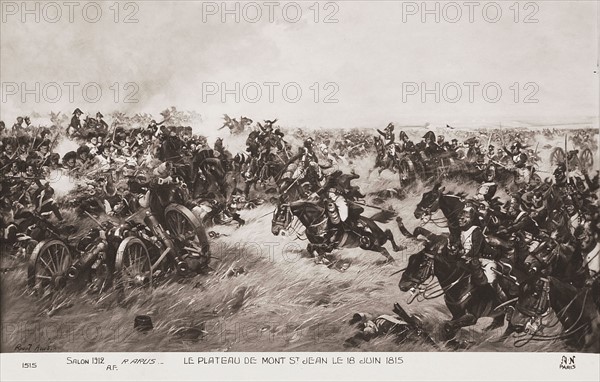 Bataille de Waterloo : le plateau de Mont-Saint-Jean.