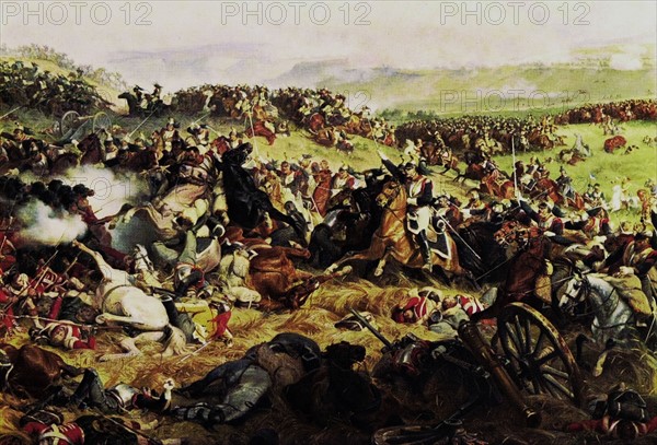 The Battle of Waterloo.