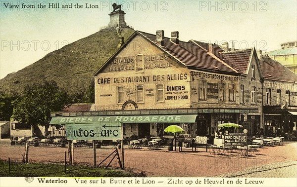 Waterloo : la butte du lion.