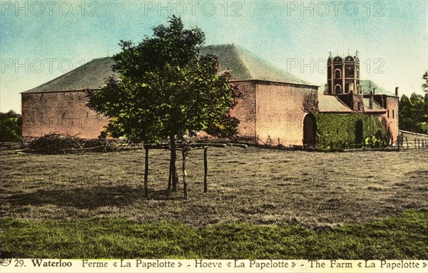 Waterloo : la ferme de Papelotte.