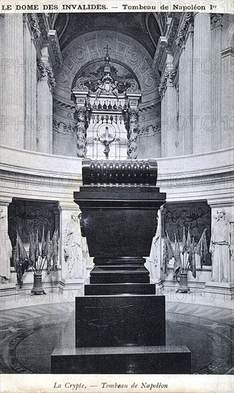 The tomb of Napoleon I at the hôtel des Invalides.