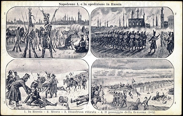 Scènes de la vie de Napoléon 1er.