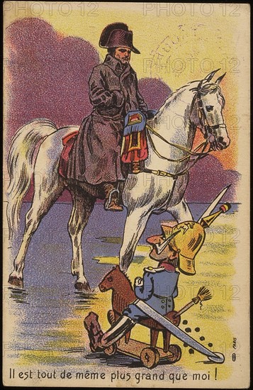 Napoléon 1er : dessin satirique.