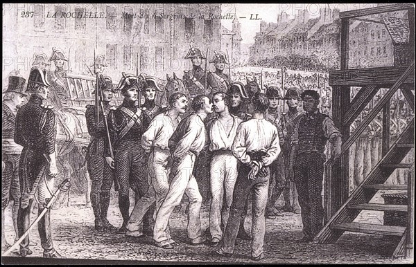 The Death of the four sergeants from La Rochelle.