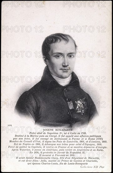 Portrait of Joseph Bonaparte, brother of Napoleon I.