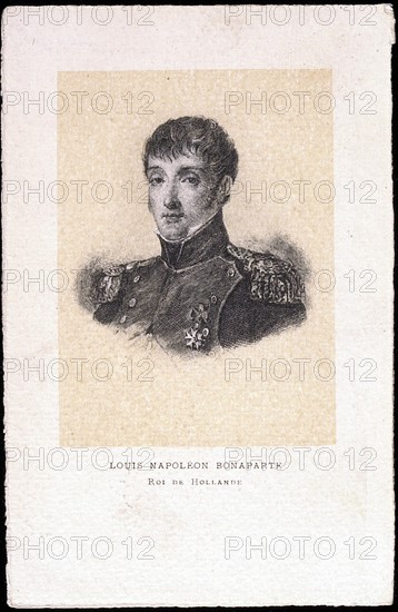 Portrait de Louis Bonaparte, frère de Napoléon 1er.