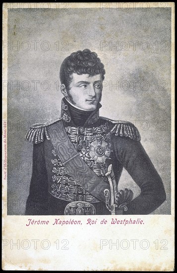 Portrait de Jérôme Bonaparte, frère de Napoléon 1er.