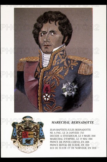 Portrait du maréchal Bernadotte.