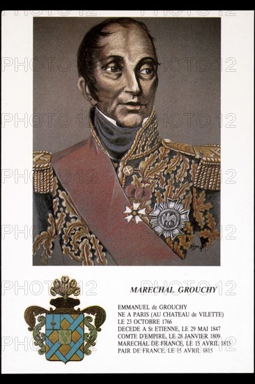 Portrait du maréchal Grouchy.