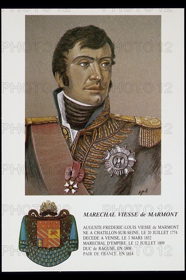 Portrait du maréchal Viesse de Marmont.