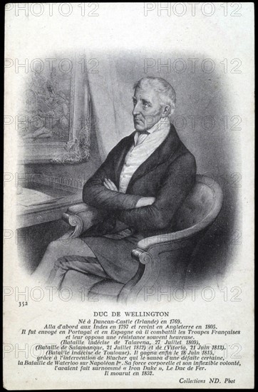 Portrait du général Wellington.