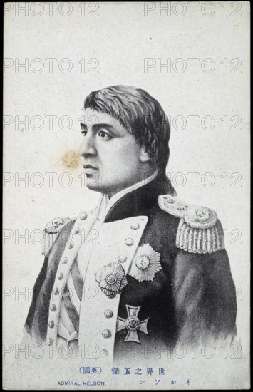 Portrait of Admiral Horatio Nelson.