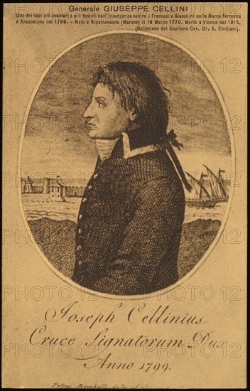 Portrait du général Giuseppe Cellini.