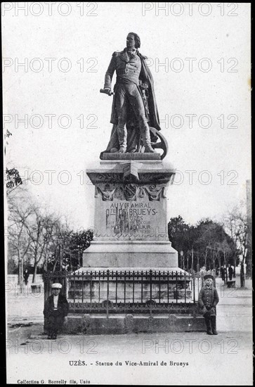 Statue of Vice-Admiral de Brueys.