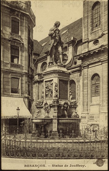 Statue of François Jouffroy in Besançon.