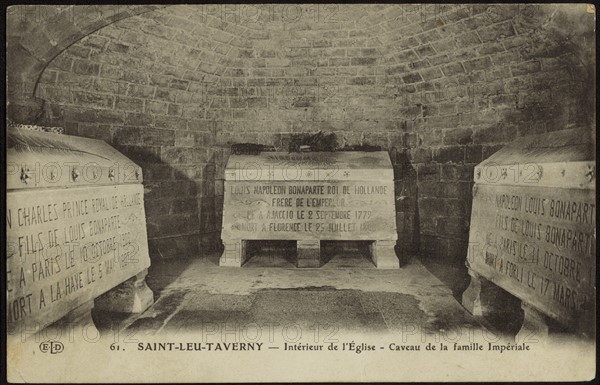 Vault of Louis Napoléon Bonaparte and the Imperial Family in Saint-Leu-Taverny.