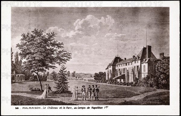 Le château de la Malmaison, commune de Rueil (Seine-et-Oise).