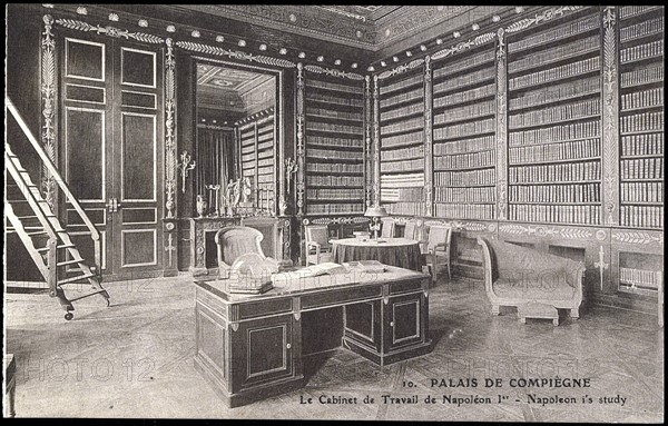 Castle of Compiègne: Napoleon I's study