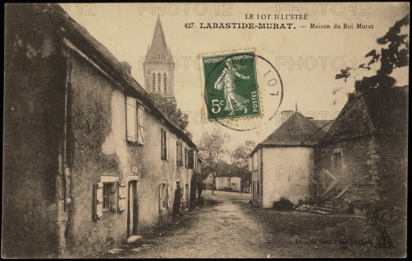 Labastide-Murat : la maison de Murat.