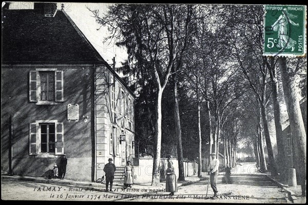 Talmay : maison où naquit Marie-Thérèse Figueur, dite "Madame sans-gêne".