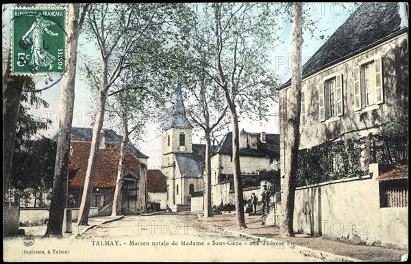 Talmay : maison où naquit Marie-Thérèse Figueur, dite "Madame sans-gêne".