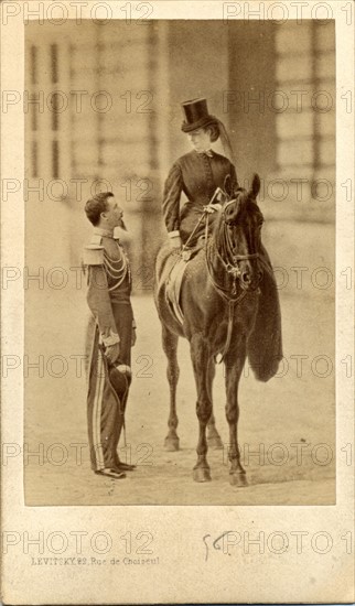 Napoleon III and his wife Empress Eugénie