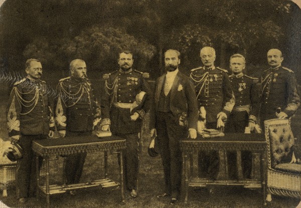 Le Président Carnot et son cabinet militaire