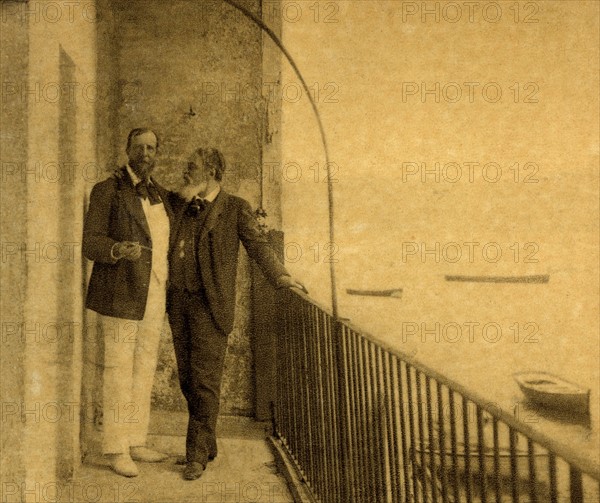 Déroulède et Mounet-Sully en 1899 à St-Sébastien.
