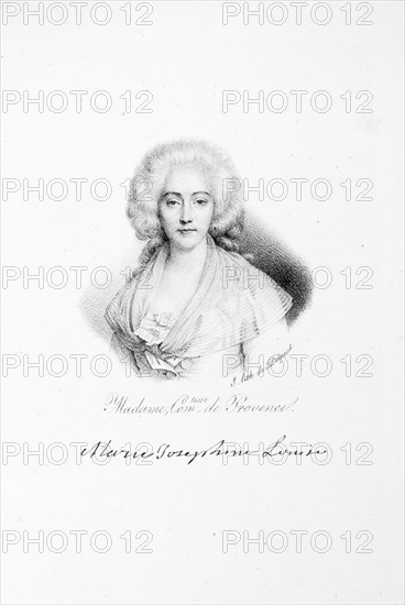 Marie-Joséphine Louise de Savoie, Comtesse de Provence